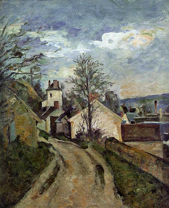 The House of Dr Gachet in Auvers, Paul Cezanne